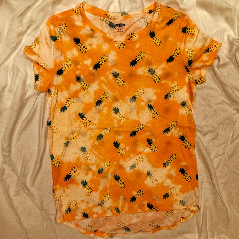 Pineapple Acid Wash Tee
